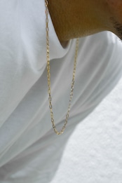 【Skin Flat Chain Necklace】 / GOLD