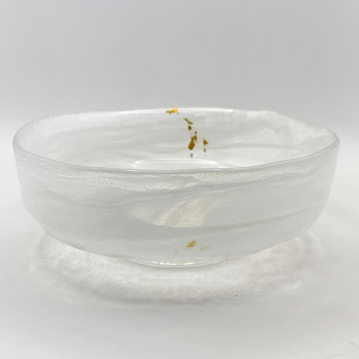 新品】平茶碗 馬盥 ガラス金彩 広畑久仁彦 紙箱入 | 茶道具 錦玉堂