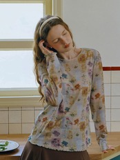 Aquarelle Floral Mellow Top F0833