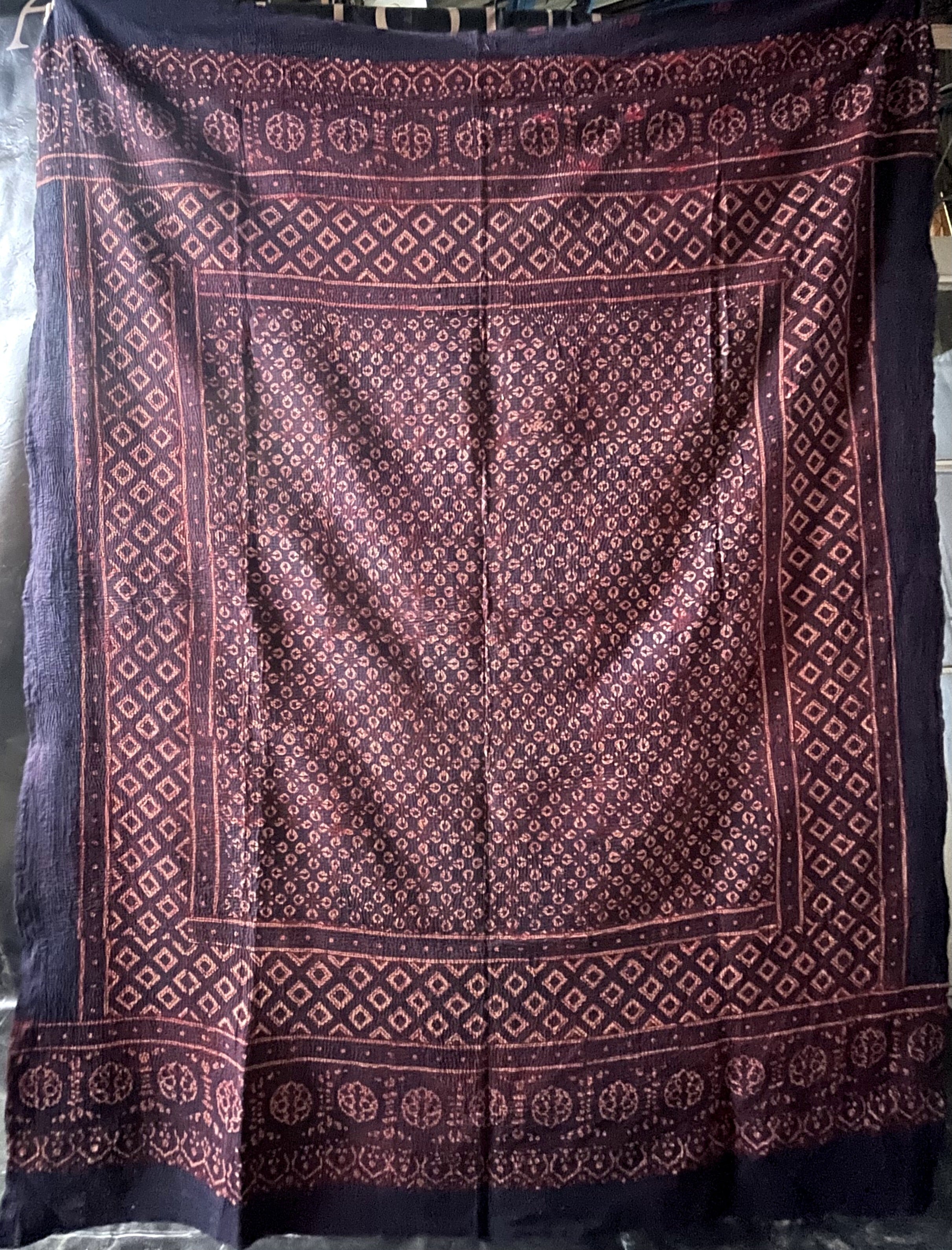 インド製カンタキルト インドの手刺繍ヴィンテージカンタキルト・ラリーキルト-QUILT