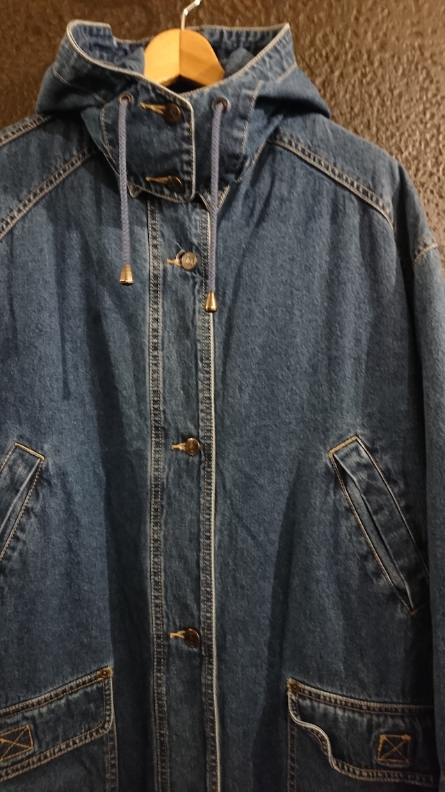 1990s DENIM DESIGN COAT