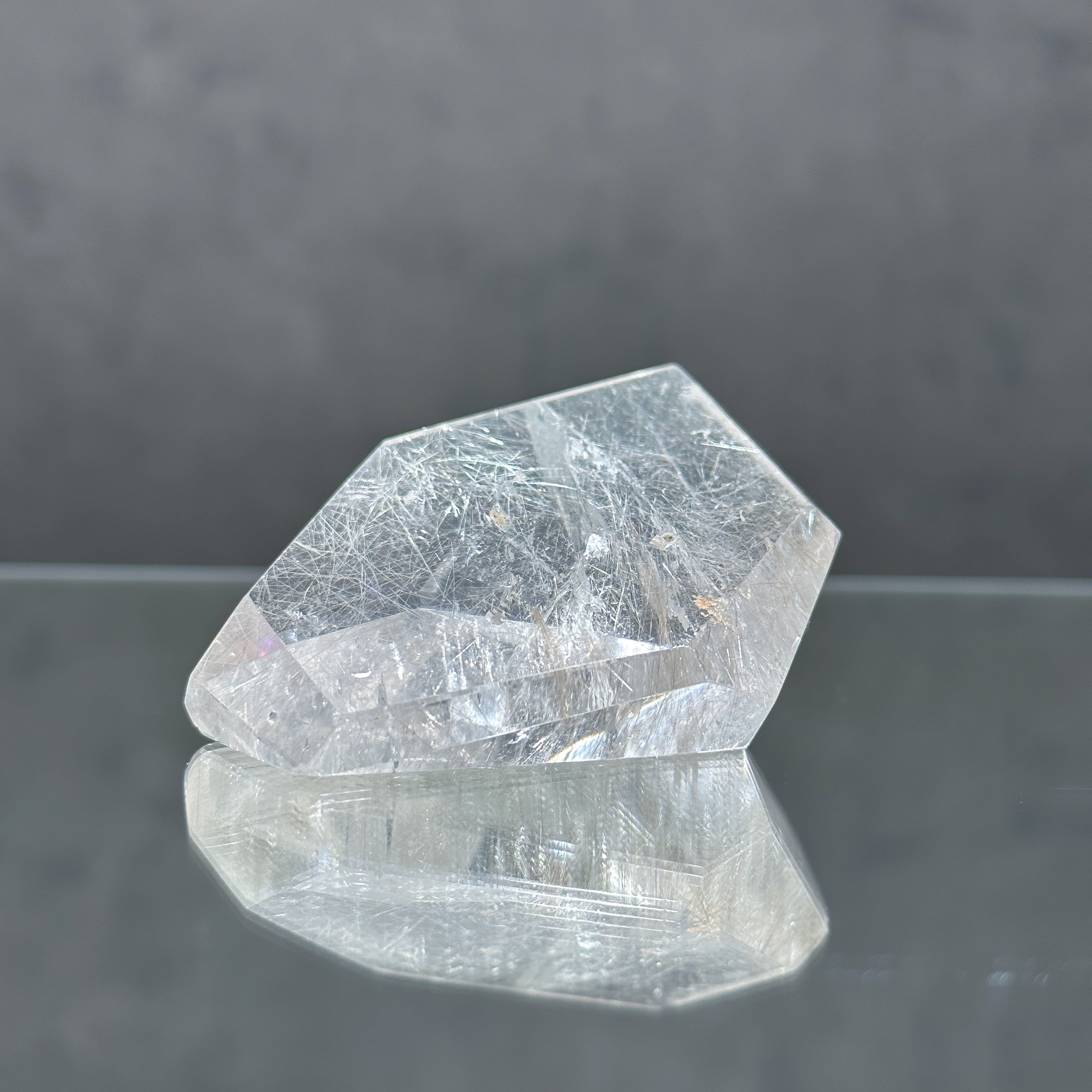 シルバールチルインクォーツ フリーフォーム24◇Rutile in Quartz