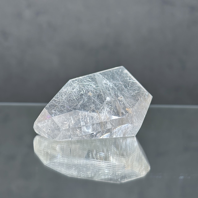 シルバールチルインクォーツ フリーフォーム24◇Rutile in Quartz◇ 天然石・鉱物・パワーストーン