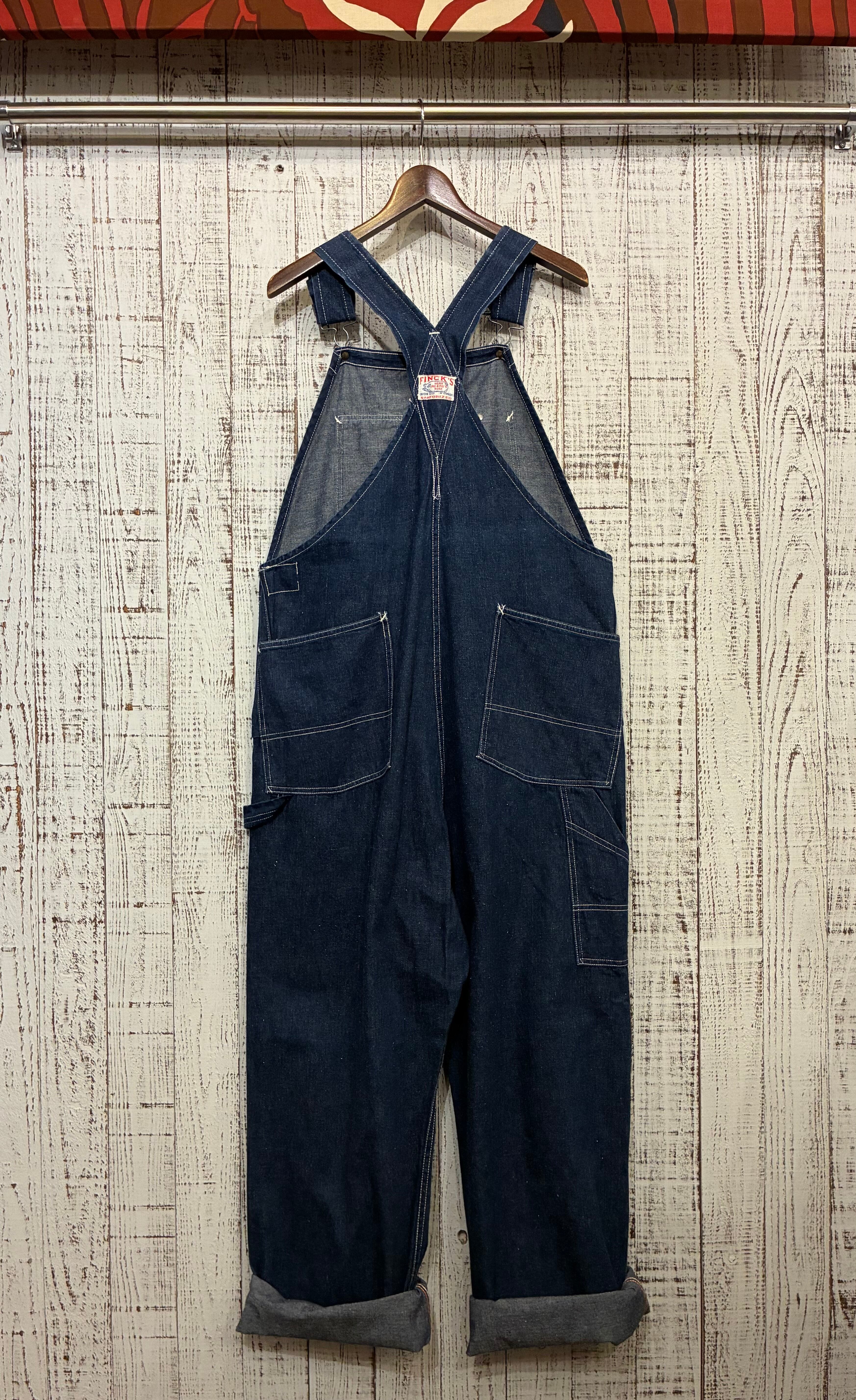 40s WW2 Finck's Denim Overall 