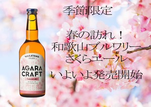 【限定さくらエール6本セット】AGARA CRAFT　限定さくらエール×６本　