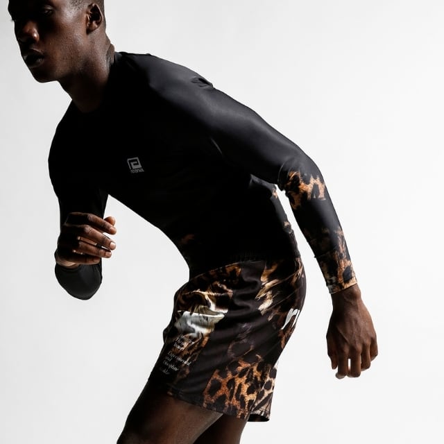 reversal】LEOPARD LONG RASH GUARD ロングラッシュガード ラッシュ