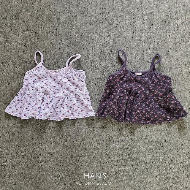 【取寄】hans|waffle bustier|ワッフルビスチェ|M-JM(1-3)|kids&jr|26 autumn
