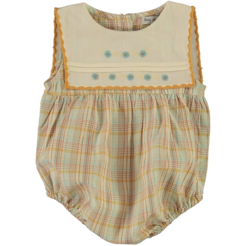 【最終値下げ】Bebe Organic / Silvia Romper 18m Bebe Organic】【50%OFF】Silvia Romper Dusty Pink ロンパース 18m
