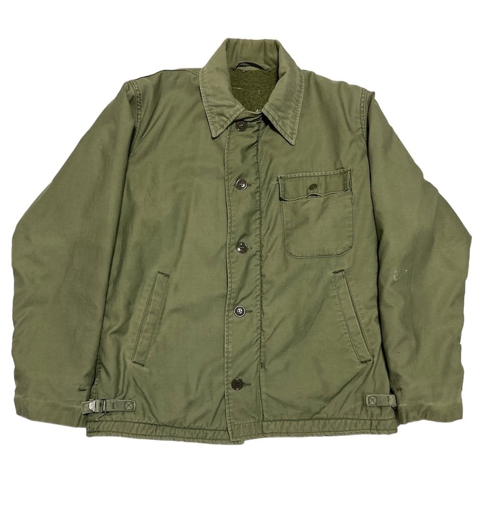 70s　US NAVY A-2 デッキジャケット