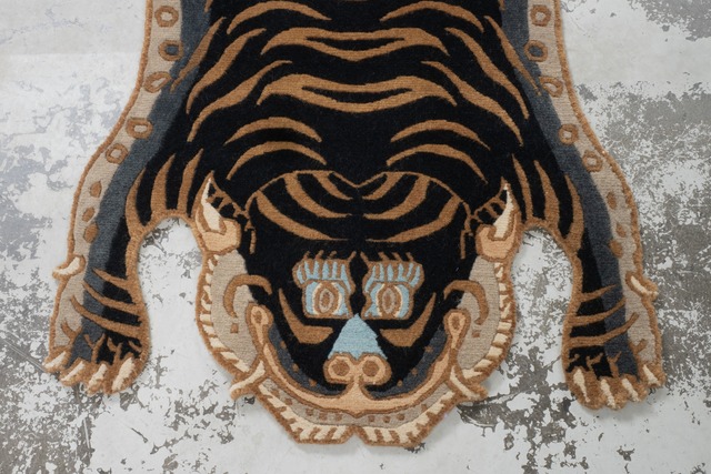 Tibetan Tiger Rug 《Sサイズ•ウール218》チベタンタイガーラグ