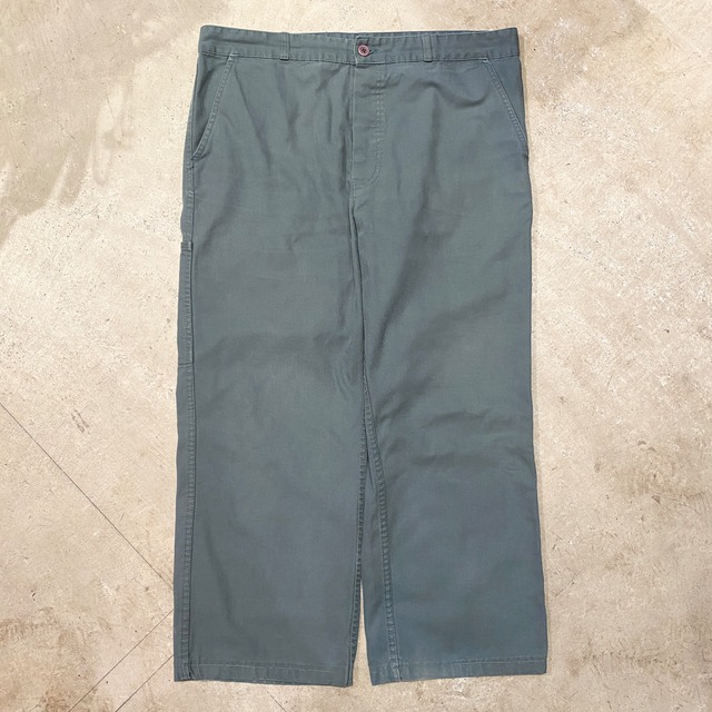 EUROPE COTTON WORK PANT GREEN