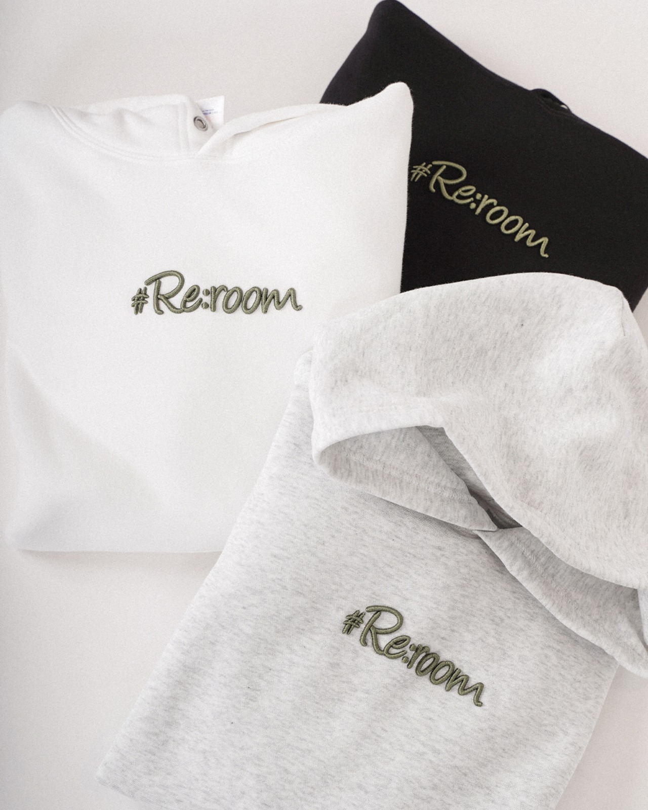 【#Re:room】3D LOGO PARKA［REC877］