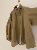【新作5%OFF・3日間】Merci Half Trench-Coat_2colors