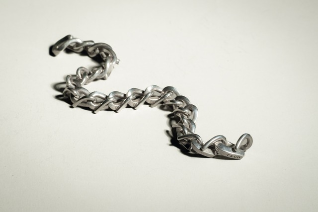Vintage Tiffany & Co Forged Link Bracelet – Medium