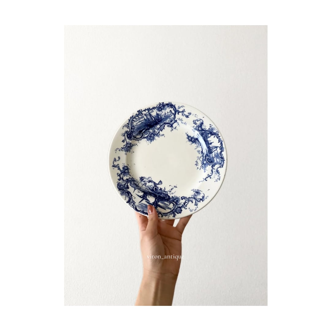 Clairefontaine クレールフォンテーヌ / “PAYSAGES” 平皿プレート c