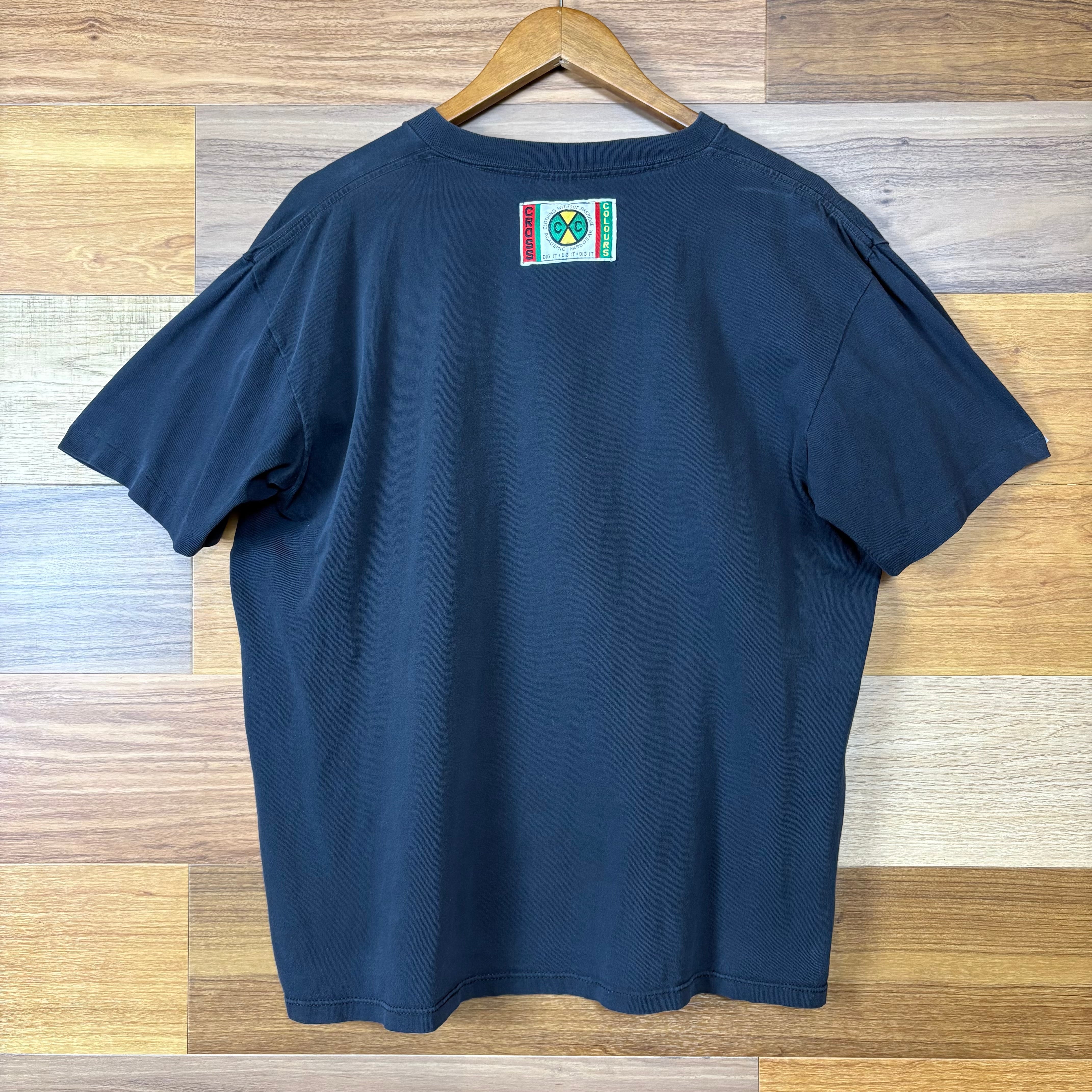 古着通販】USA製 90s CROSS COLOURS クロスカラーズ Tシャツ サイズ