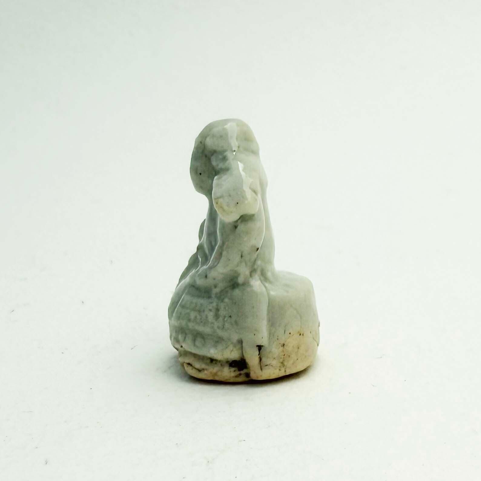 ヴィンテージ陶製豆神様人形（毘沙門天）