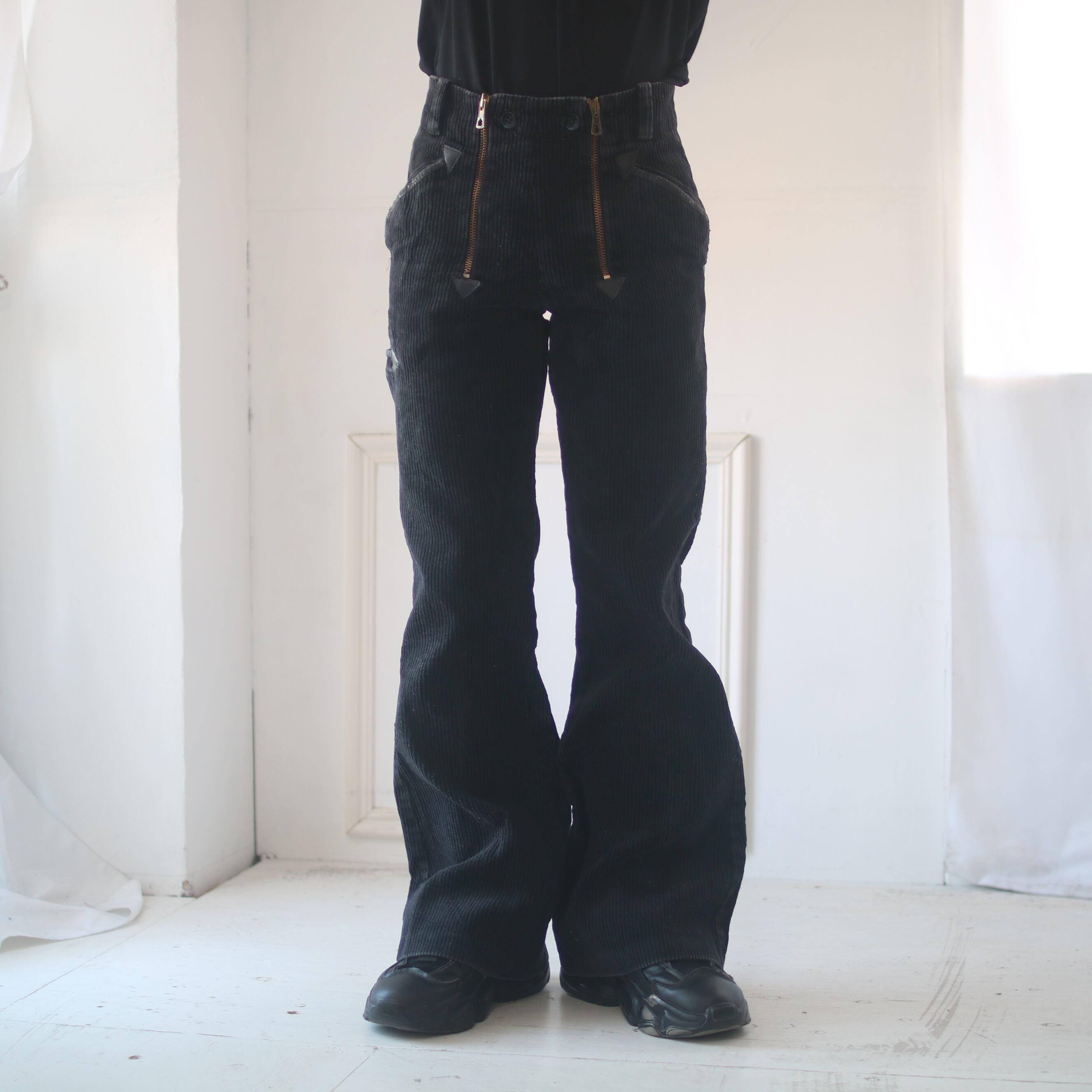美品g.v.g.vジーヴィージーヴィーピンタックツイードタキシードパンツ 