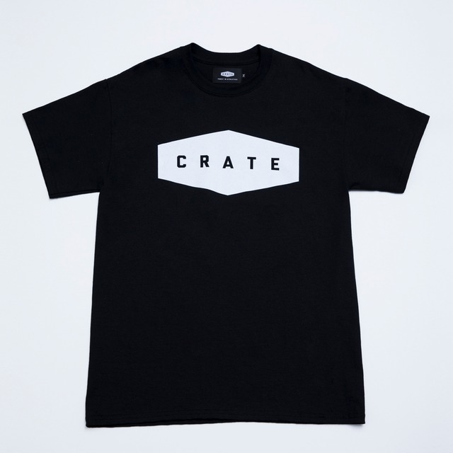 CRATE SIMPLE LOGO COLOR MESH T-SHIRTS GRAY
