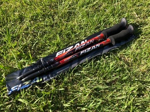 FIZAN フィザン 軽量 伸縮 スノーストックセット 49cm - 125cm トレッキングポール & スノーバスケット スノーシュー バックカントリー