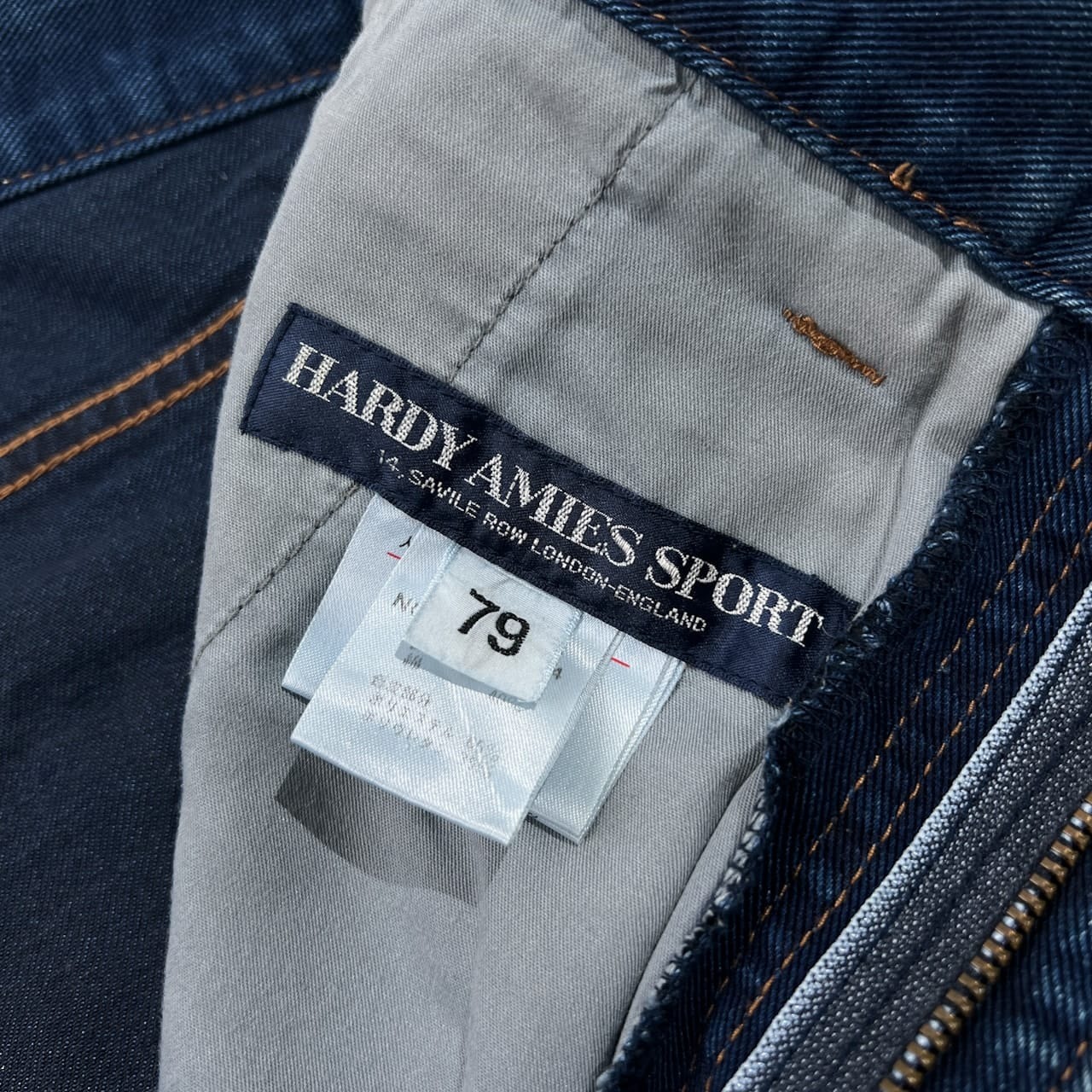HARDY AMIES SPORT ハーディエイミス スポーツ 豪華刺繍 デニム パンツ ジーンズ 79 /メンズ/インディゴ