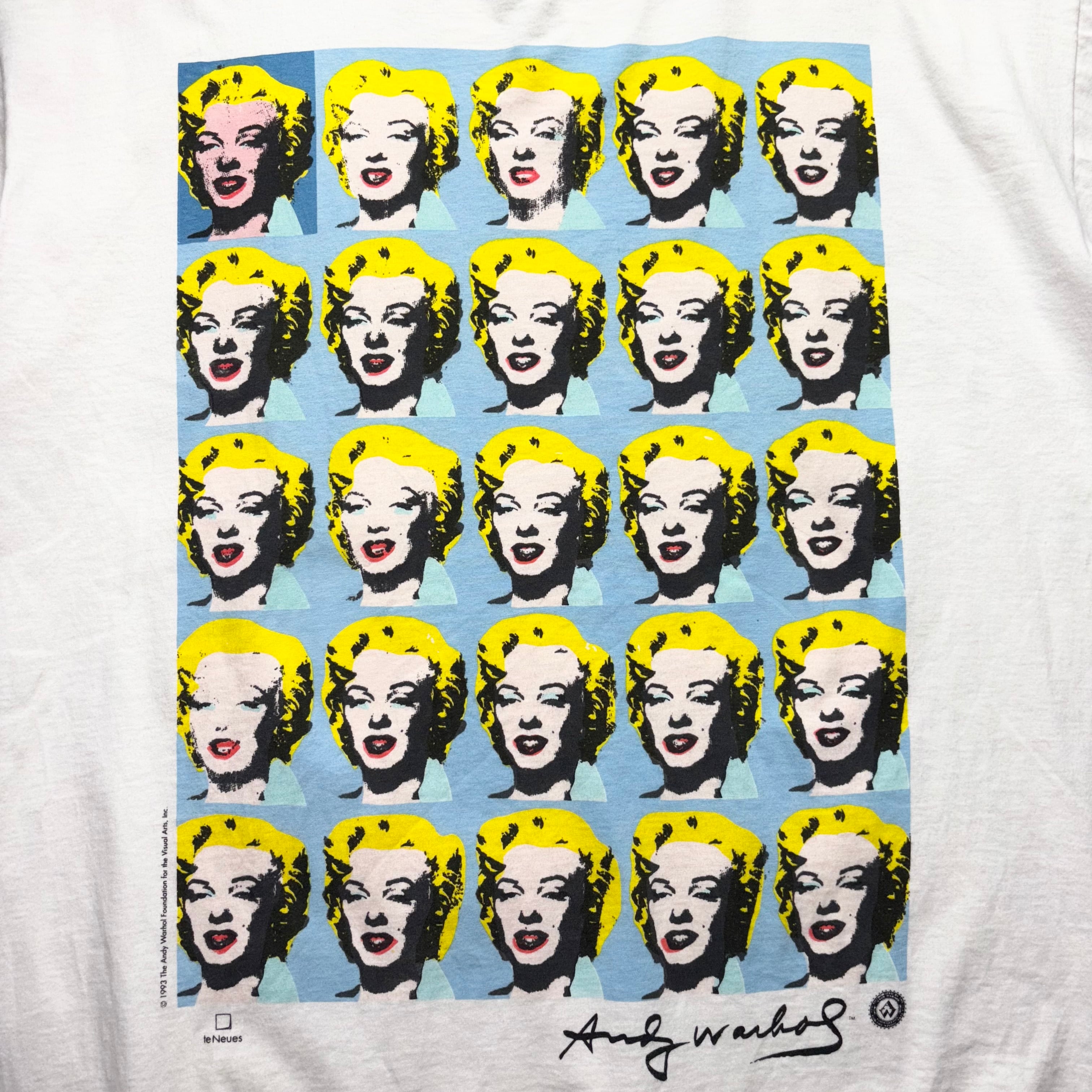 vintage 1993's ANDY WARHOL art tee “Marilyn Monroe” | NOIR ONLINE