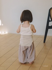 【取寄/韓国直送】melmel 26/SM チェックパンツ ｜夏服｜韓国子供服