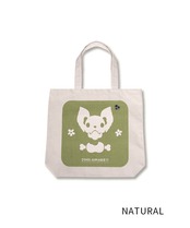 【直営限定ITEM】COOLA DOG プリントトートバッグ (NATURAL)　CQ-48549H