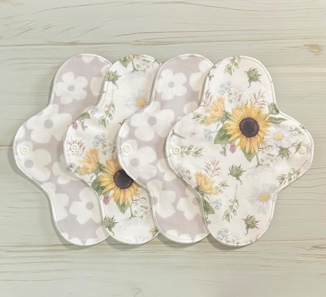 22cm ふわふわ柔らかな肌触り✩布ナプキン 4枚セット 175