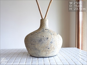 ドライフラワーベースPrall 花器 テラコッタ レトロ調 アンティーク調 焼き物 地中海インテリア vase