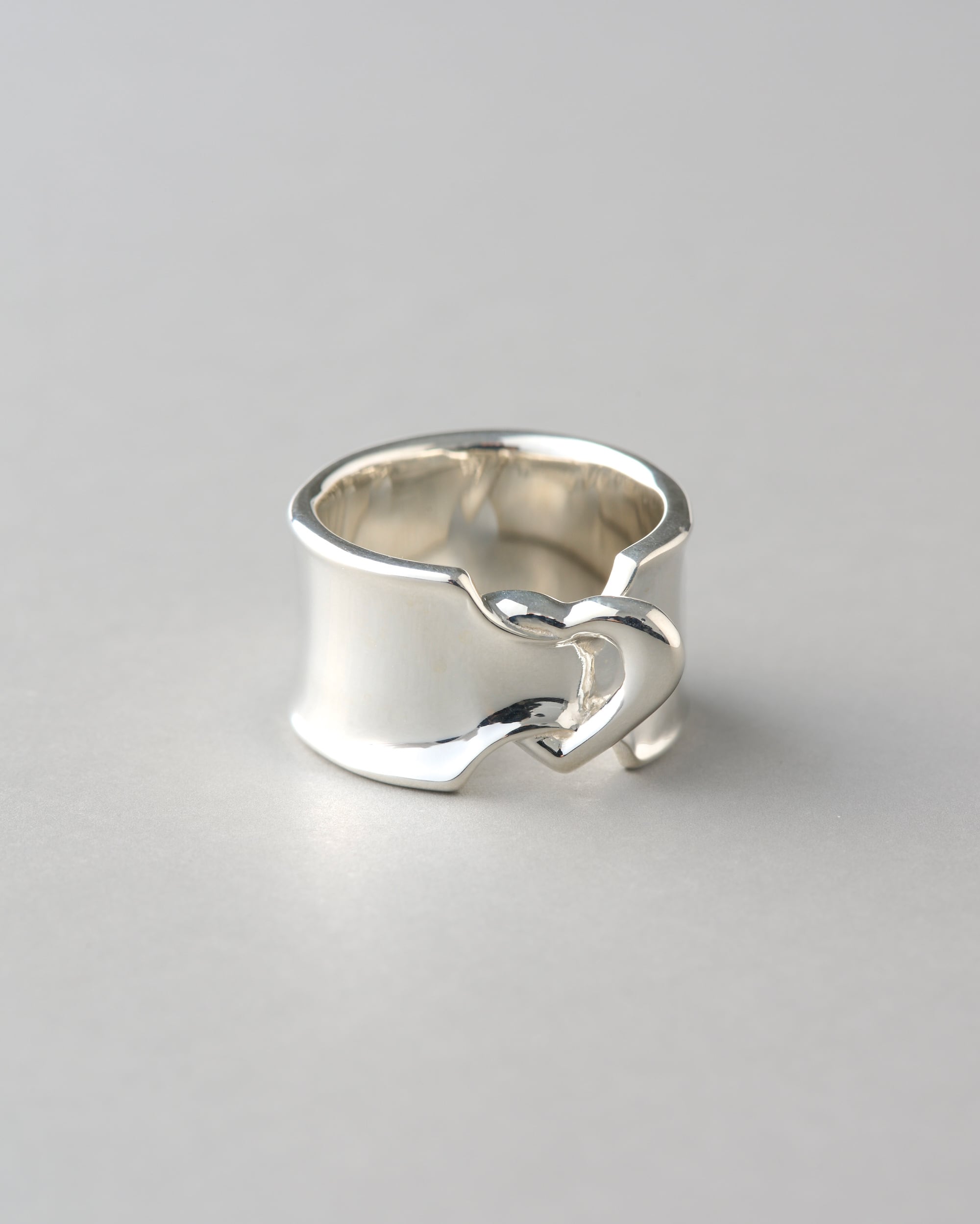 ribbon LOVERING.幅広 SILVER925 #00614-sv りぼんラブリング幅広