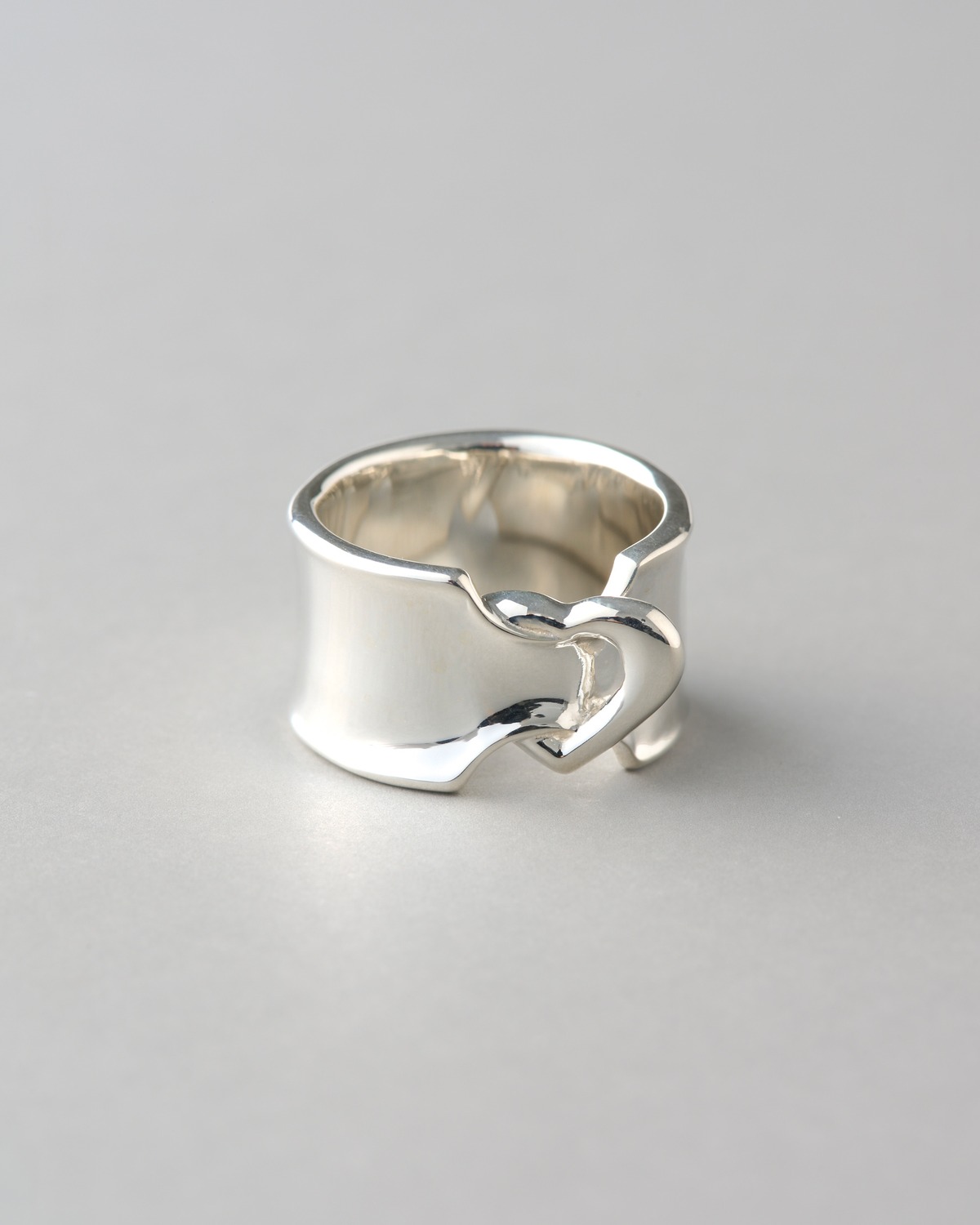 ribbon LOVERING.幅広 SILVER925 #00614-sv りぼんラブリング幅広 