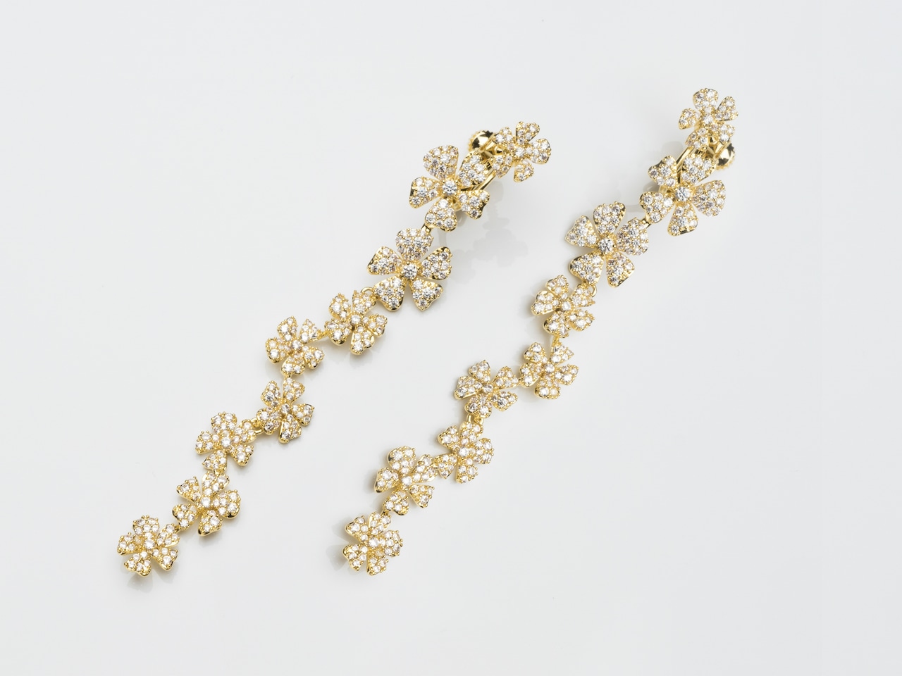 ロングフラワー( ゴールド / シルバー )