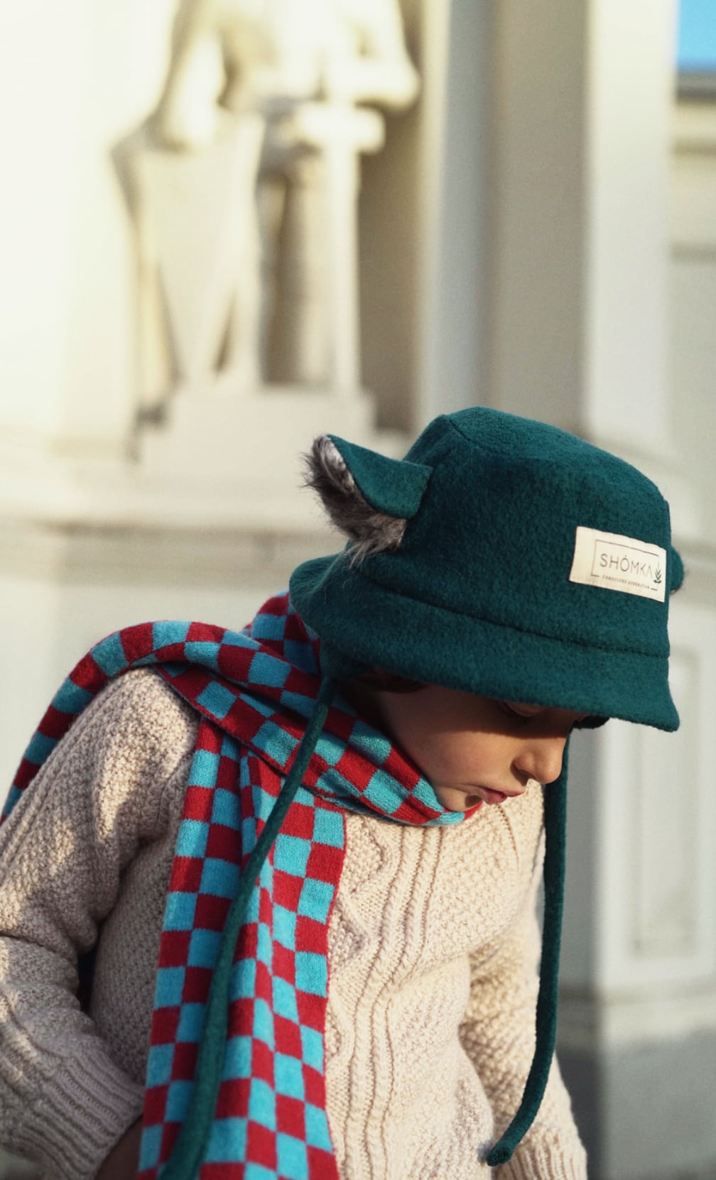 shomka ♡ wool hat sheep 51cm 即納】SHOMKA wool het sheep♡ | Moon port