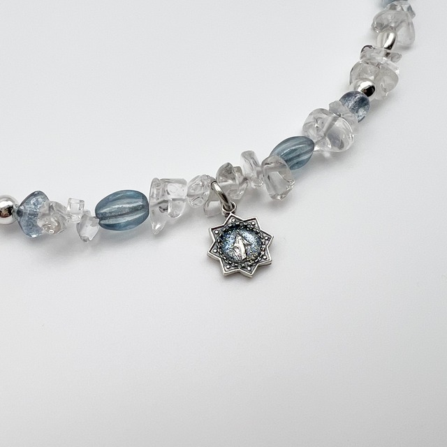 Blue Star Medai Necklace