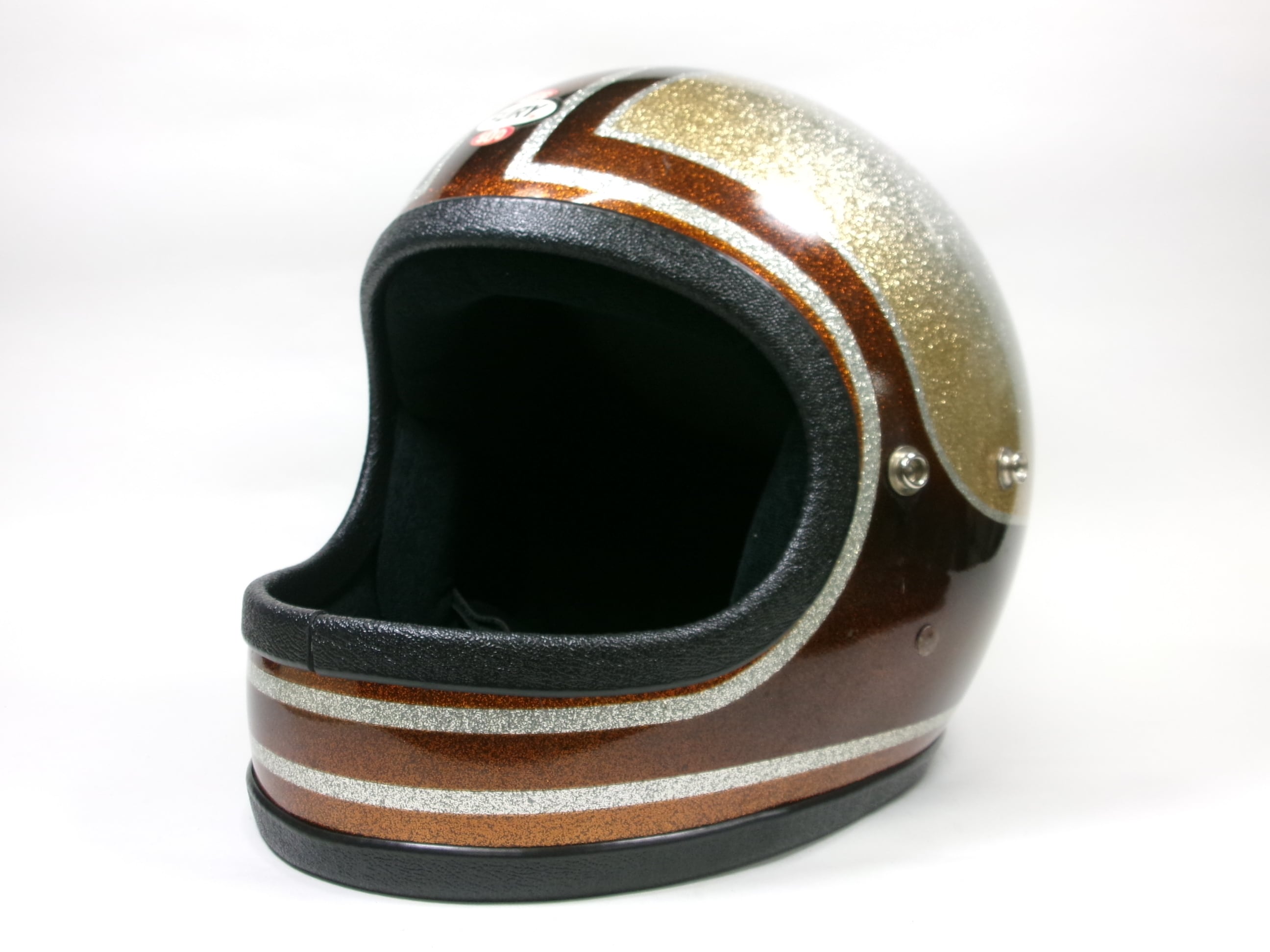 Sシェル! 60s BELL SHORTY ハーフヘルメット 7 目深加工済み M ☆ 60