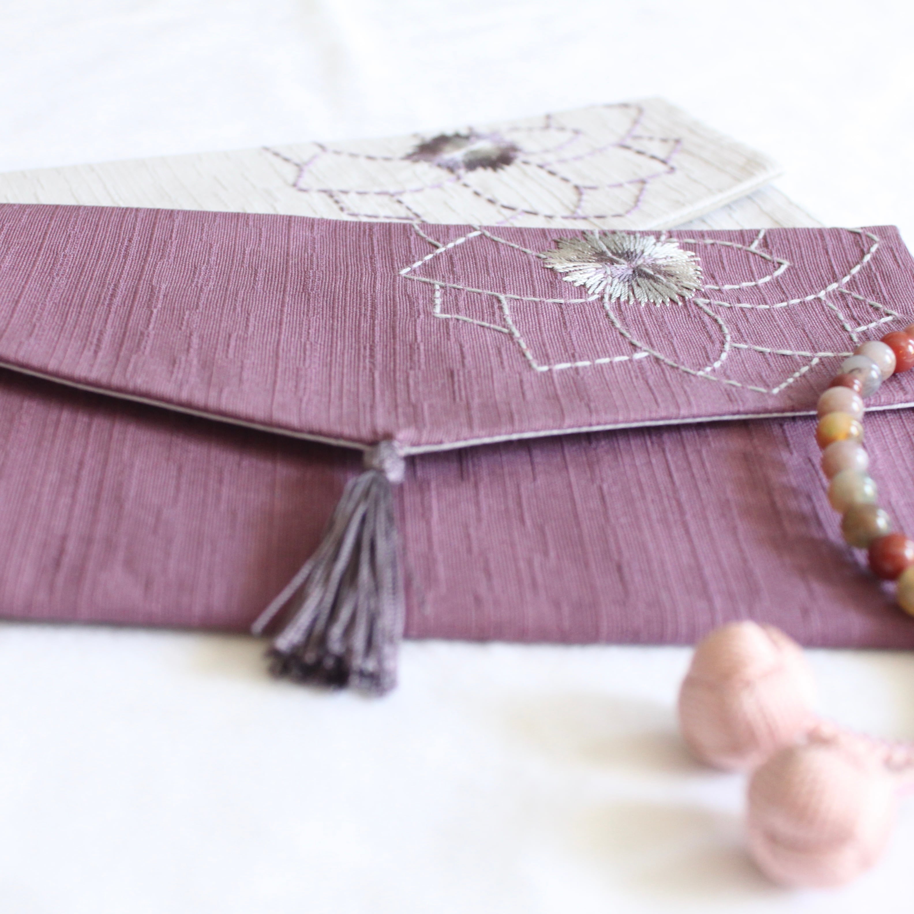 刺し子の袱紗～蓮の花～ | IROHA