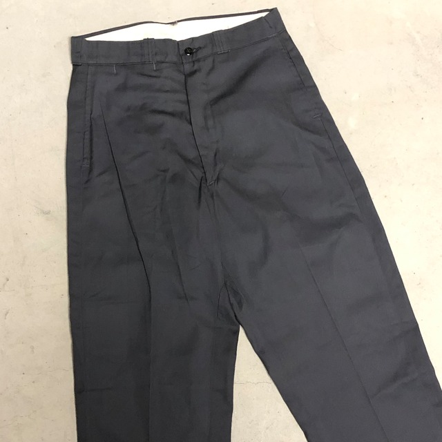 ⊕1960'S COTTON PANT GRAY W29 L29.5