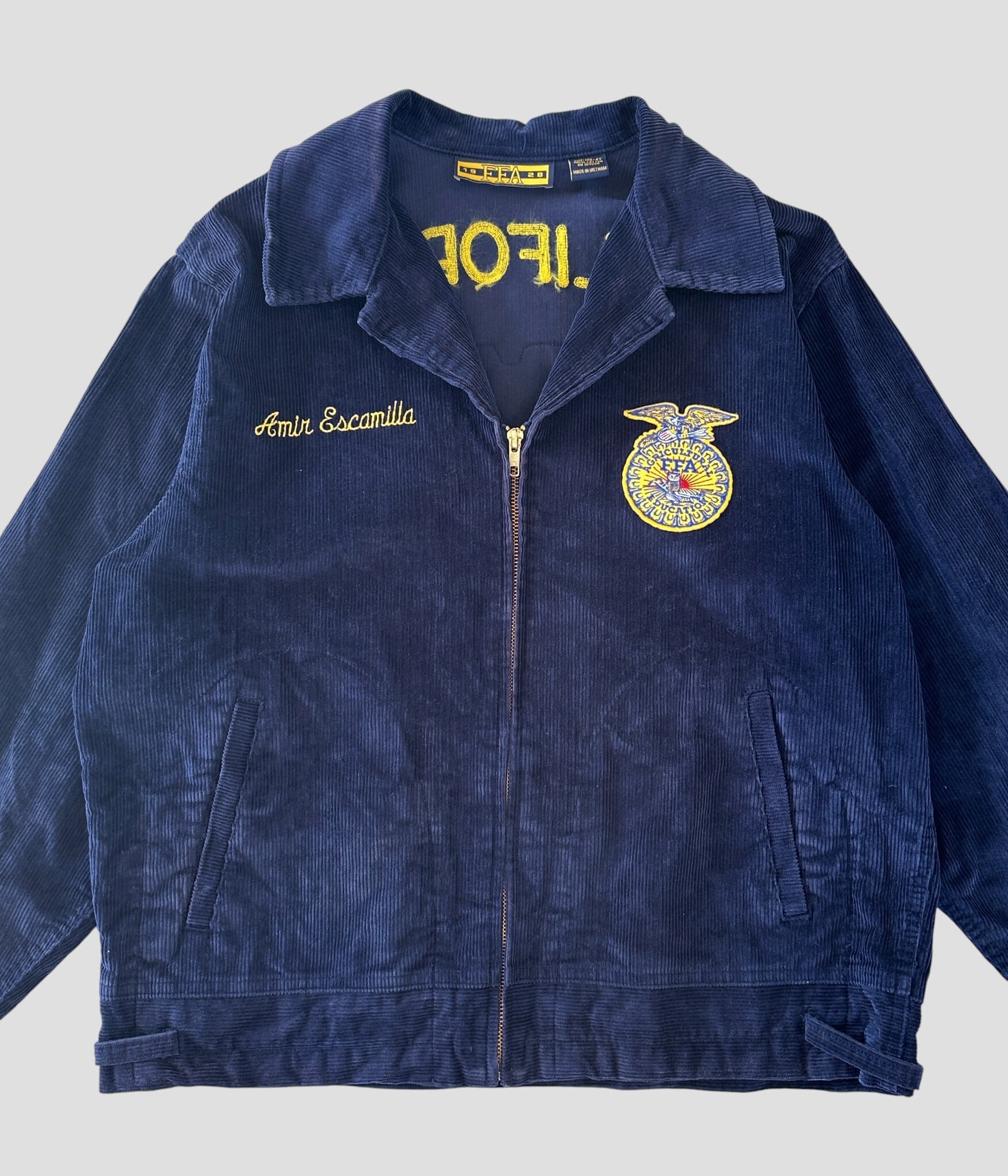 F.F.A- Vintage 90-00s 42 F.F.A JACKET CALIFORNIA RIGHETTI