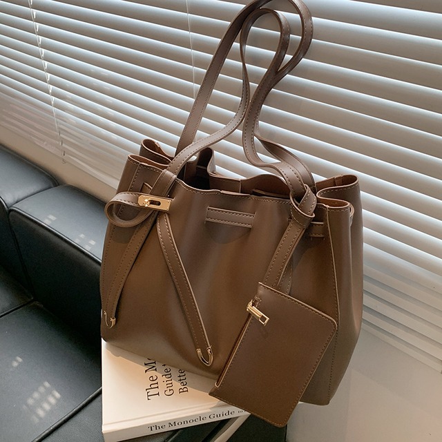 オータムウィンタースタンダードショルダーバッグ レトロ 秋物 冬物 トートバッグ 手作りハンドバック7242142752