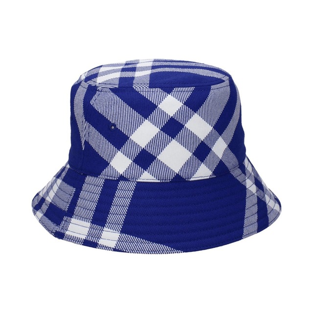BURBERRY バーバリー メンズ 帽子 ポリエステル ブルー