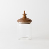 Wood Classic Glass Canister