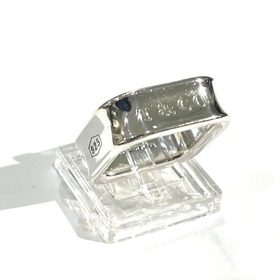 TIFFANY&CO.】【14-15号】2982 ヴィンテージ T&CO 1837 スクエアリング