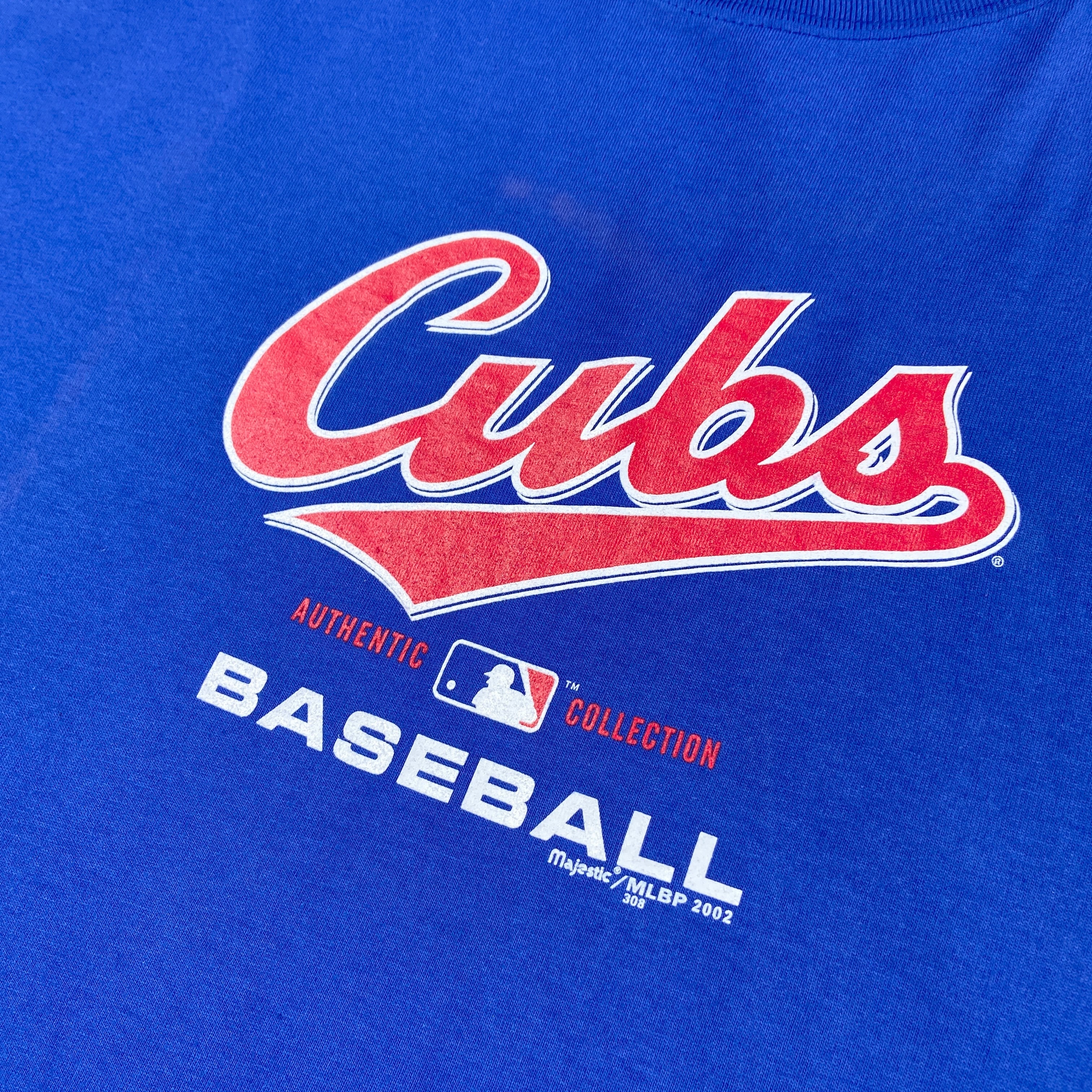 年代 MLB シカゴ・カブス CHICAGO CUBS ロゴ Tシャツ メンズXXL相当