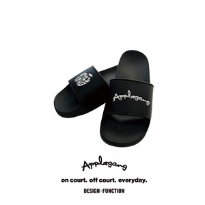 APPLEGANG ASYMMETRIC SLIDES ブラック×ホワイト