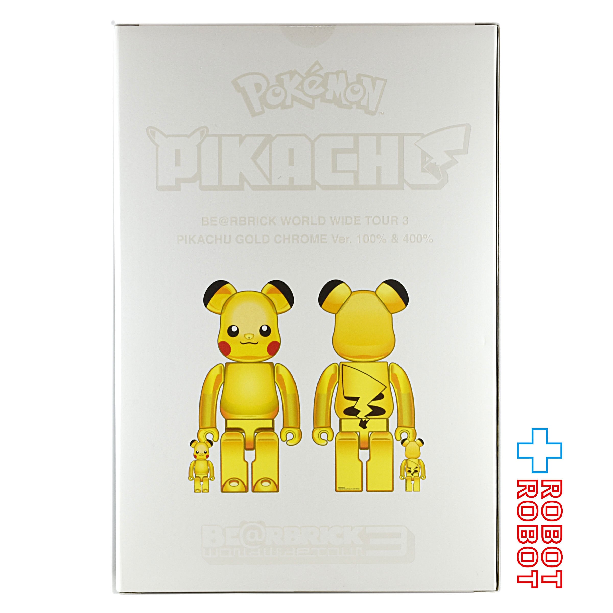 BE@RBRICK ピカチュウGOLD CHROME Ver.100％＆400％