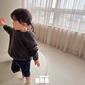 韓国子供服 / 26Autumn / 〖取寄〗BBB / パンパン無地Tシャツ / ユニセックス / キッズ服 *XXS~XL*