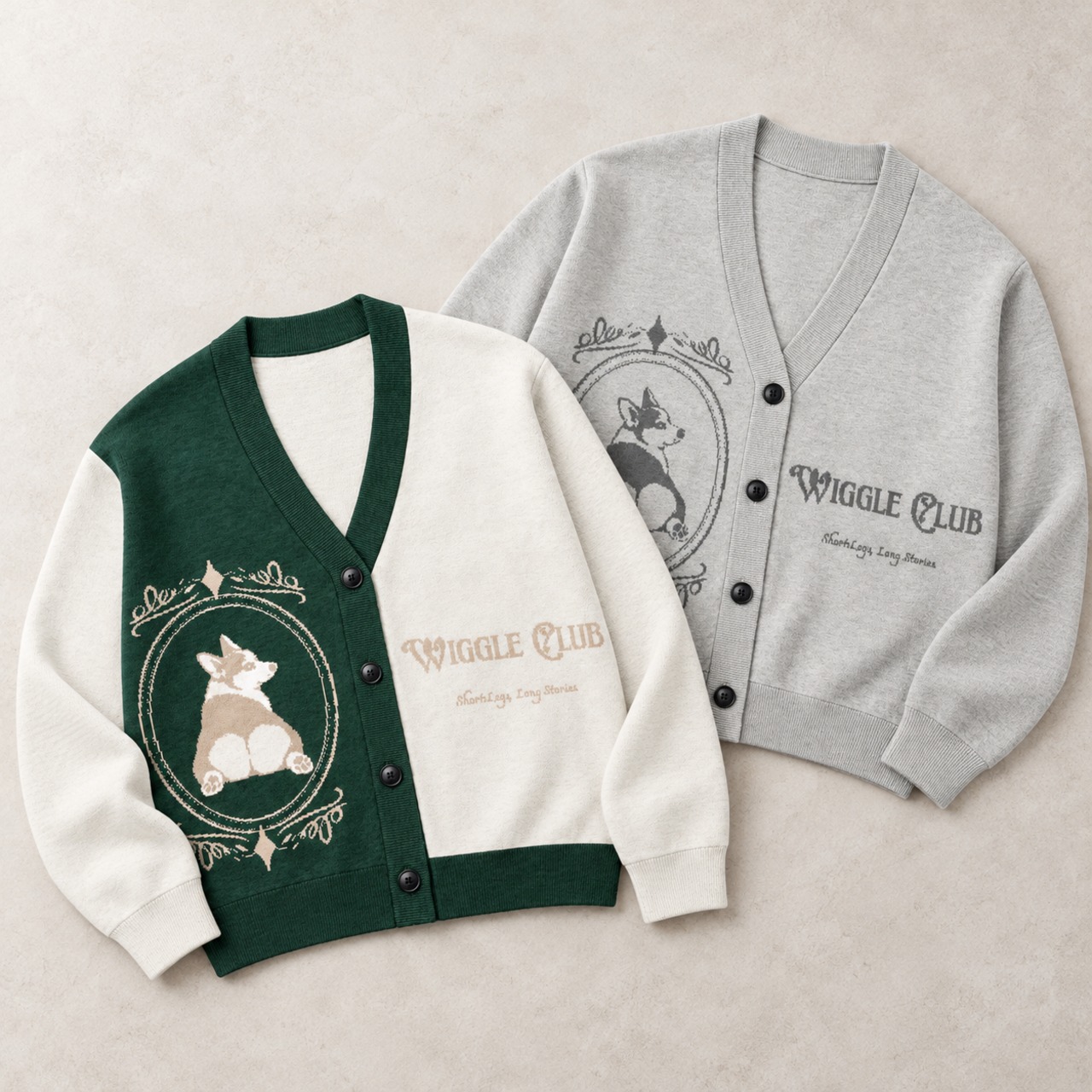 ROYAL BUM Knit Cardigan　[T0097]