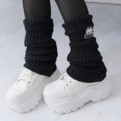 レッグウェア Hanako 最強もこもこ♡レッグウォーマー(ブラック) | Hauls