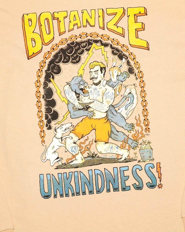 【特別価格】　★★BOTANIZE ×　UNKINDNESS コラボ　ロンTシャツ★★　【サンドベージュ４色】　